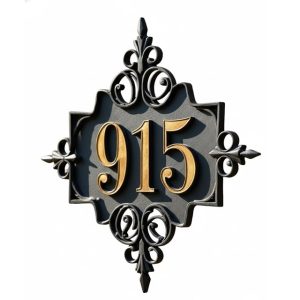 Biển số nhà tân cổ điển BH001