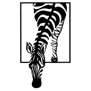 Decor hình ngựa vằn DC005