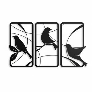 Tranh sắt hình con chim DC011