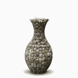 Bình hoa sắt đan DC021