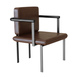 Ghế cà phê bọc nệm da GCF008